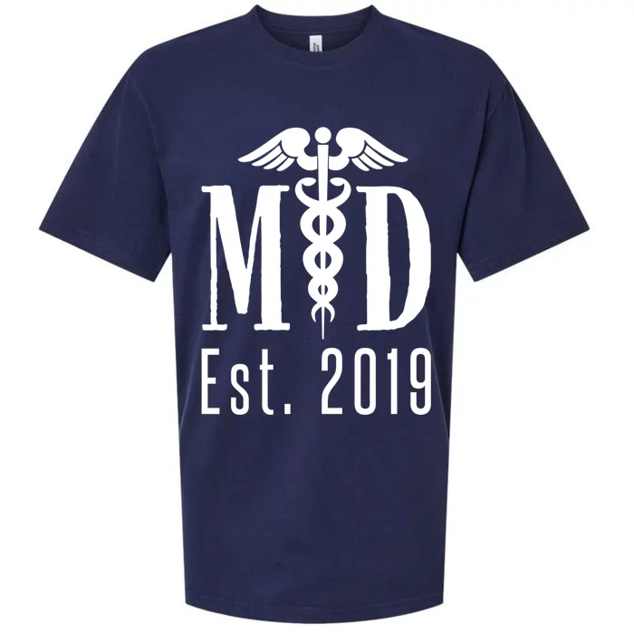 M D Degree 2019 Medical Student Physician Doctor Graduation Great Gift Sueded Cloud Jersey T-Shirt