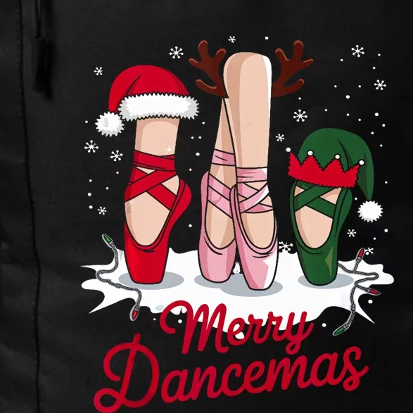 Merry Dancemas Dance Ballerina Pointe Shoe Christmas Ballet Tank Top Daily Commute Backpack