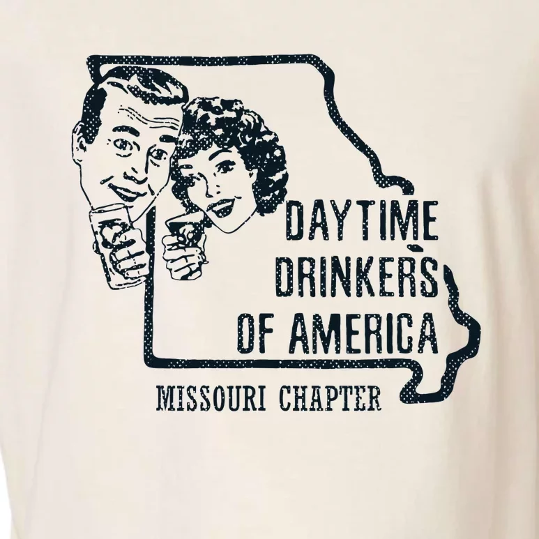 Missouri Daytime Drinkers Beer Wine Garment-Dyed Women's Muscle Tee