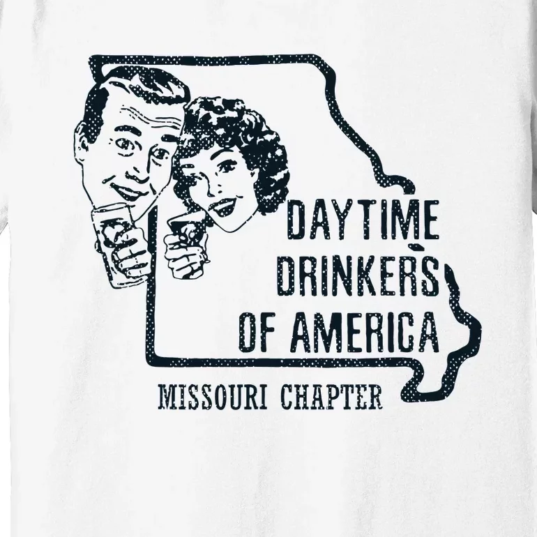 Missouri Daytime Drinkers Beer Wine Premium T-Shirt