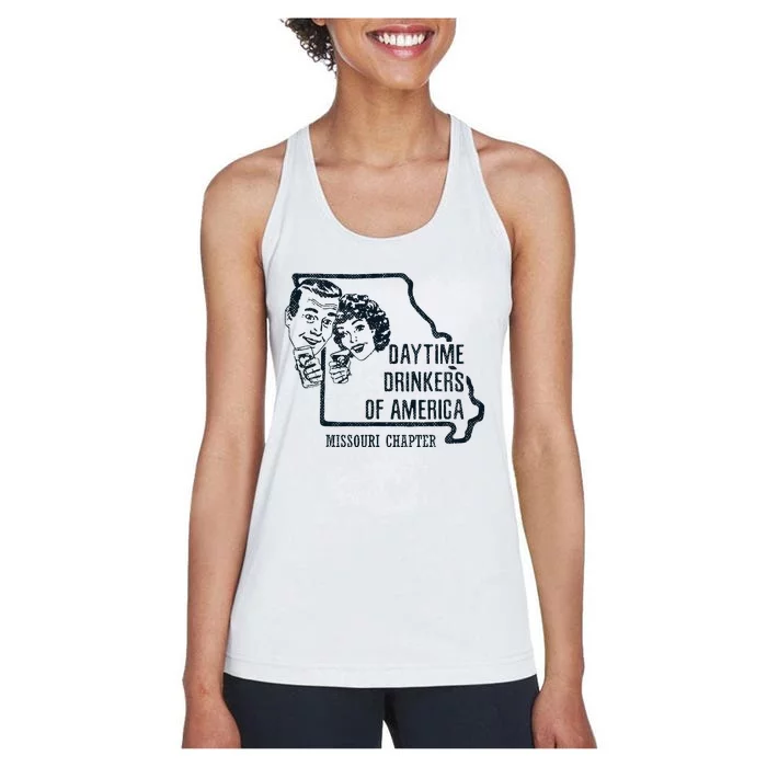 Missouri Daytime Drinkers Beer Wine Women's Racerback Tank