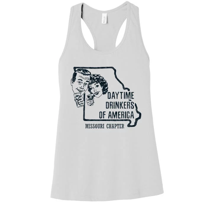 Missouri Daytime Drinkers Beer Wine Women's Racerback Tank