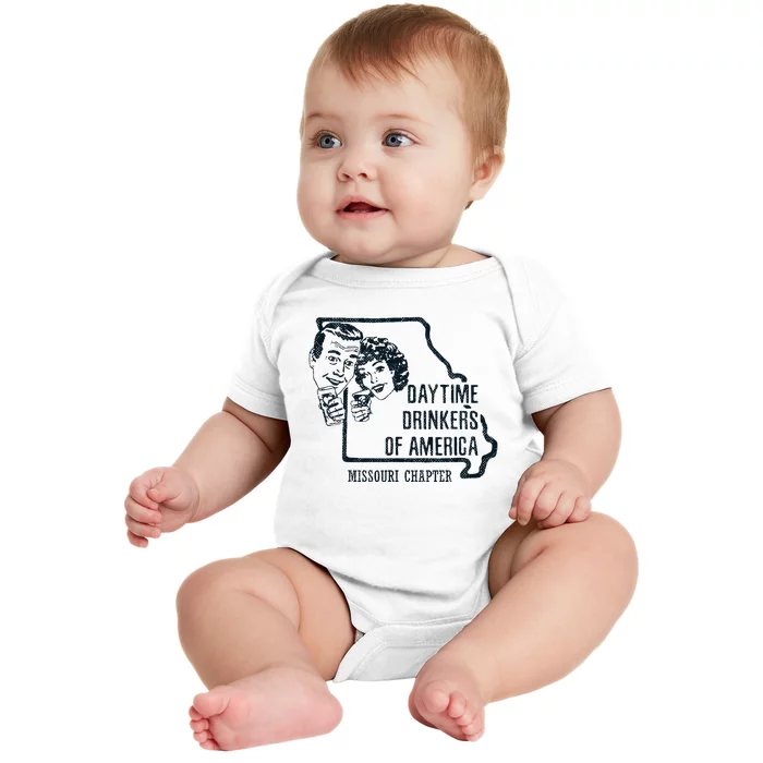 Missouri Daytime Drinkers Beer Wine Baby Bodysuit