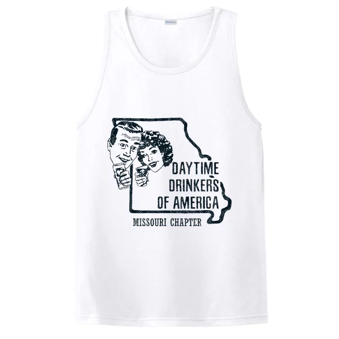 Missouri Daytime Drinkers Beer Wine Performance Tank