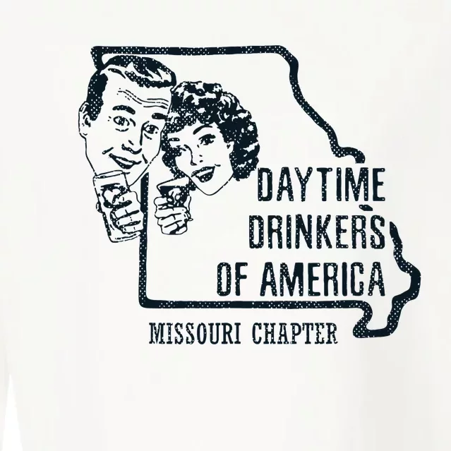 Missouri Daytime Drinkers Beer Wine Cropped Pullover Crew