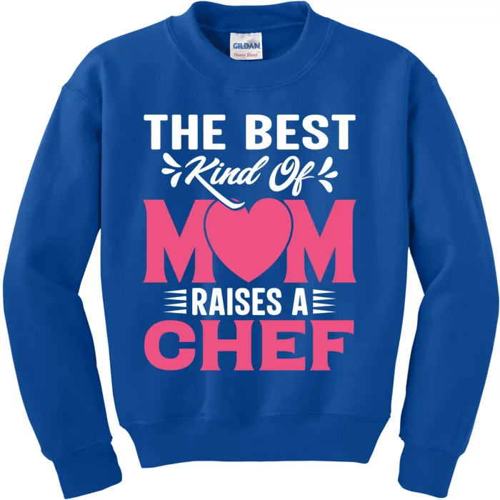 Mothers Day Design For Chef Mom Gift Kids Sweatshirt