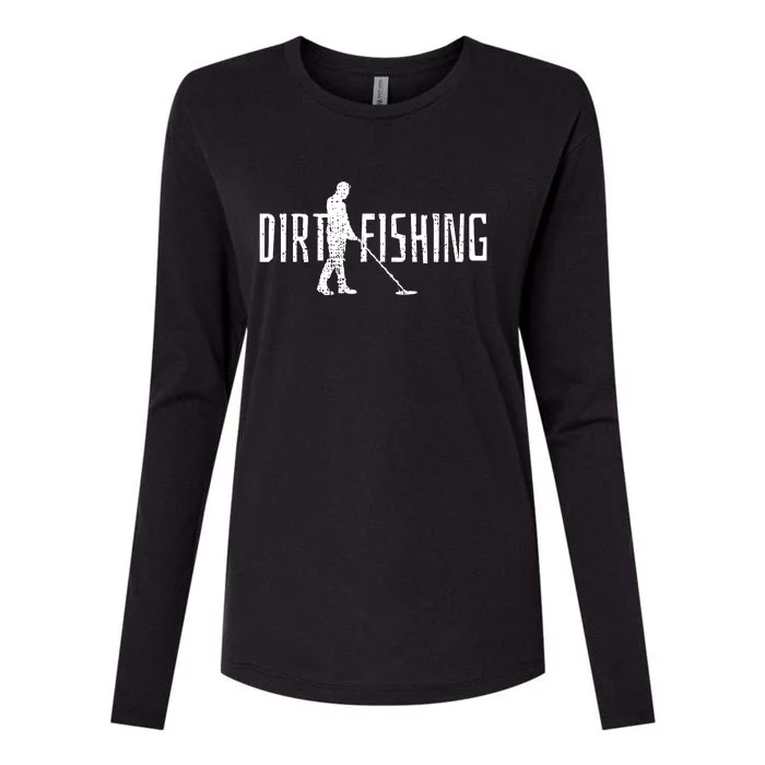 Metal Detecting Detector Detection Fishing Womens Cotton Relaxed Long Sleeve T-Shirt