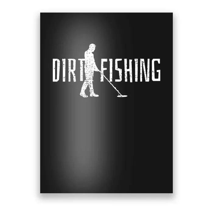 Metal Detecting Detector Detection Fishing Poster