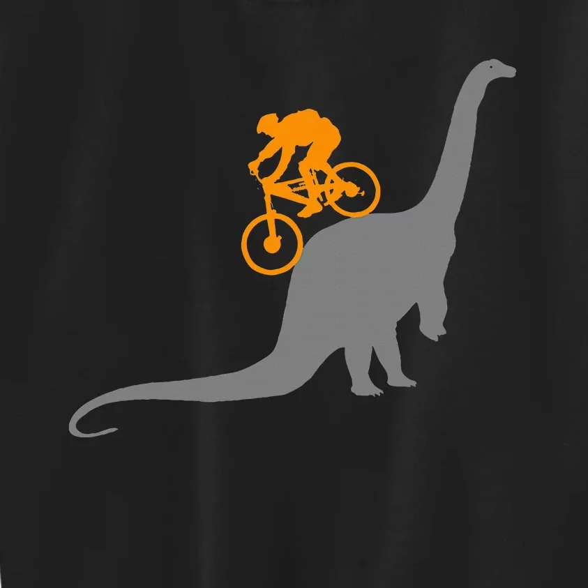 Mtb Dinosaur Dino Bike Mountain Bicycle Sport Kids Sweatshirt