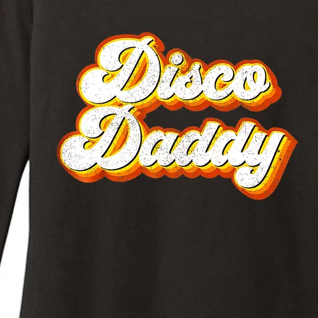 Mens Disco Daddy Retro Matching 60's 70s Party Costume Dad Womens CVC Long Sleeve Shirt