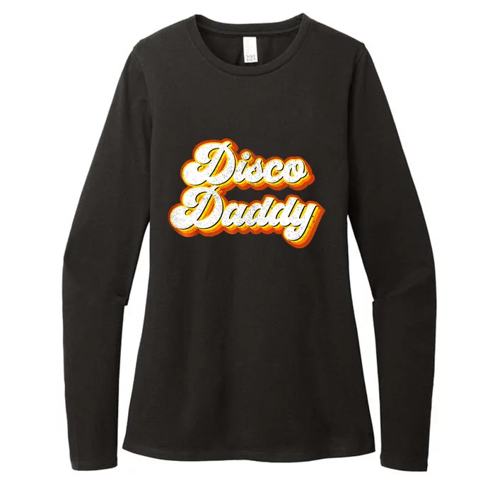 Mens Disco Daddy Retro Matching 60's 70s Party Costume Dad Womens CVC Long Sleeve Shirt