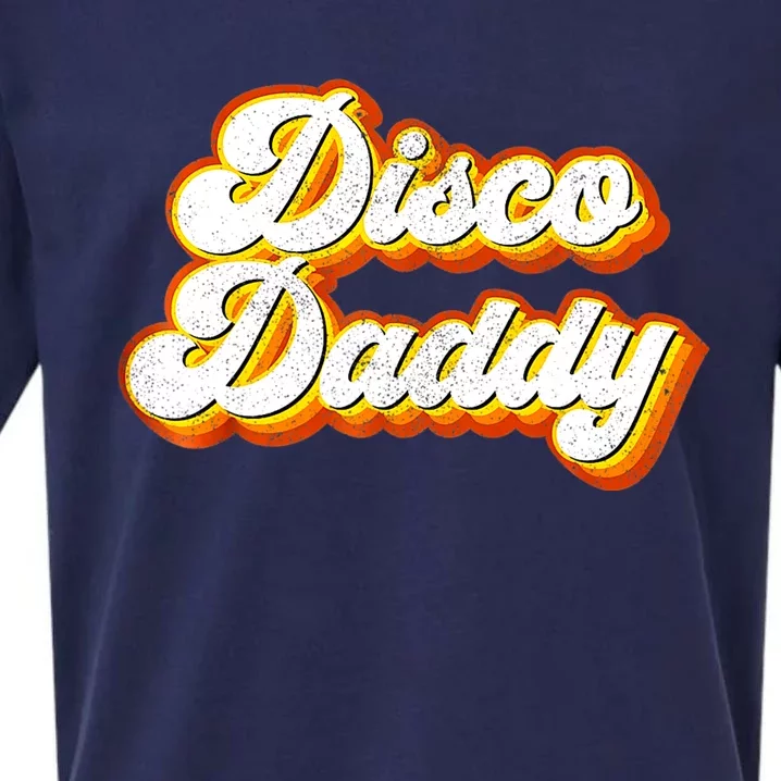 Mens Disco Daddy Retro Matching 60's 70s Party Costume Dad Sueded Cloud Jersey T-Shirt