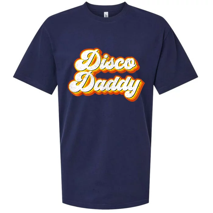 Mens Disco Daddy Retro Matching 60's 70s Party Costume Dad Sueded Cloud Jersey T-Shirt