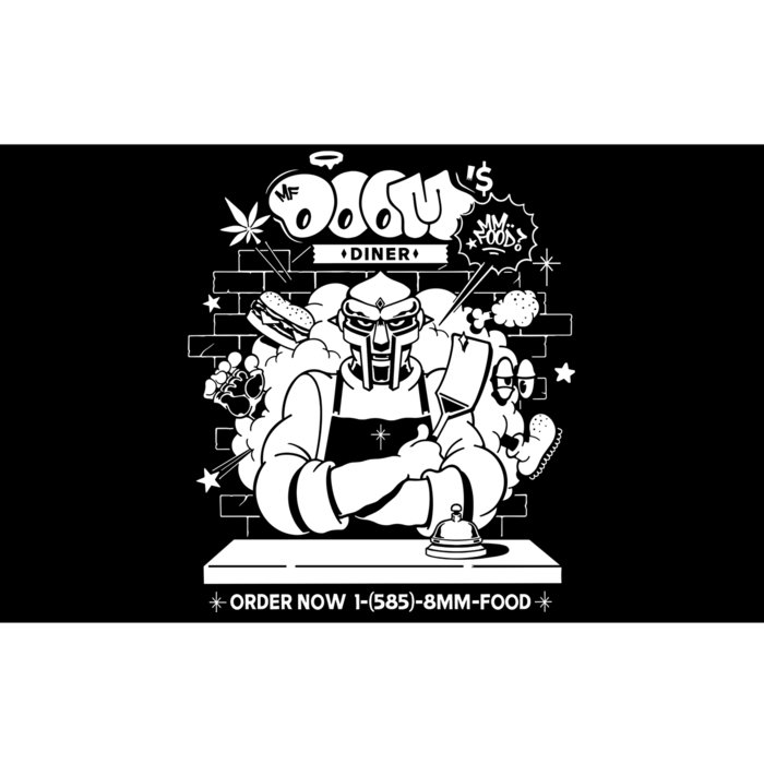 Mf Doom Diner Chef Doom Bumper Sticker