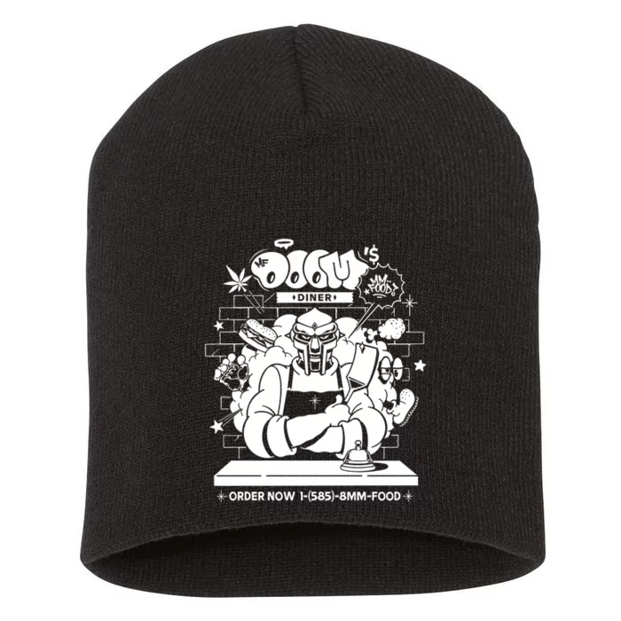 Mf Doom Diner Chef Doom Short Acrylic Beanie