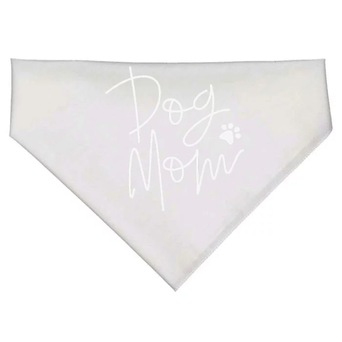 Mothers Day Dog Mom Funny Dog Paw USA-Made Doggie Bandana