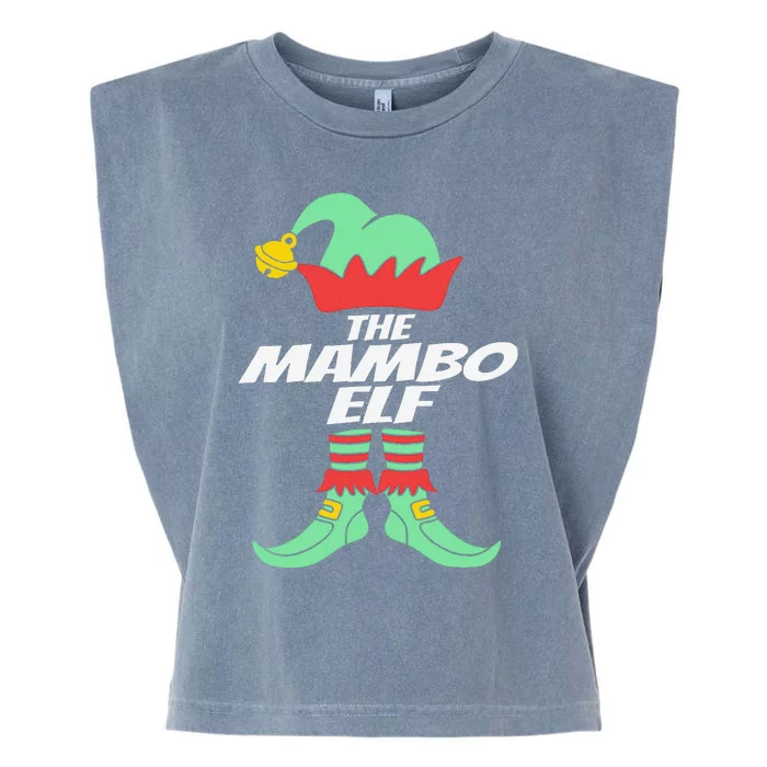 Mambo Dancer Dance Partner Christmas Elf Mambo Garment-Dyed Women's Muscle Tee