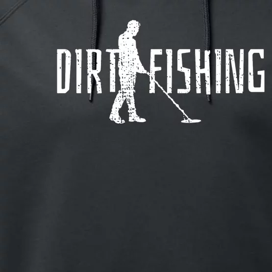 Metal Detecting Detector Dirt Magnet Fishing Pull Tabs Joke Performance Fleece Hoodie