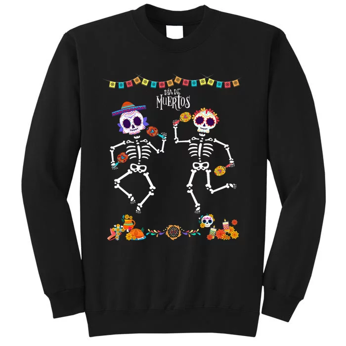 Mexican Dia De Los Muertos Day Of The Dead Skeleton Dancing Sweatshirt