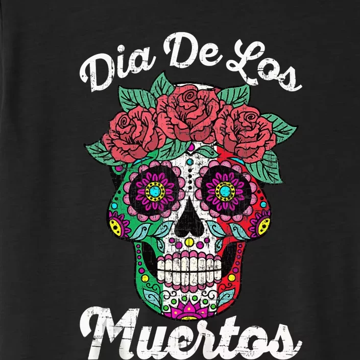 Mexican Dia De Los Muertos Day Of The Dead ChromaSoft Performance T-Shirt