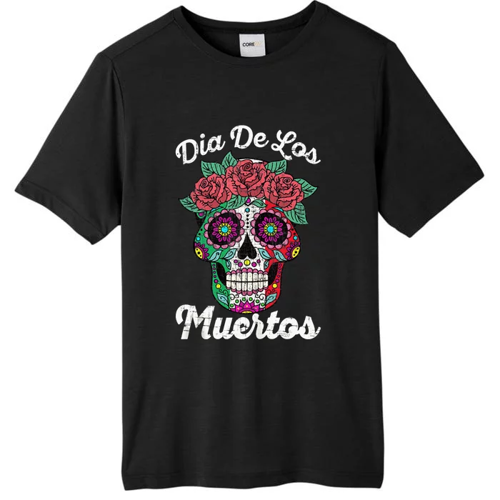 Mexican Dia De Los Muertos Day Of The Dead ChromaSoft Performance T-Shirt