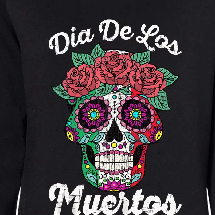 Mexican Dia De Los Muertos Day Of The Dead Womens California Wash Sweatshirt