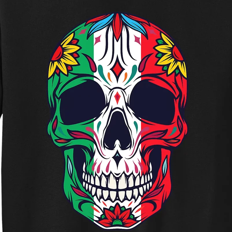 Mexican Dia De Los Muertos Day Of The Dead Sugar Skull Sweatshirt