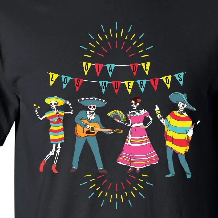 Mariachi Dia De Los Muertos Tall T-Shirt