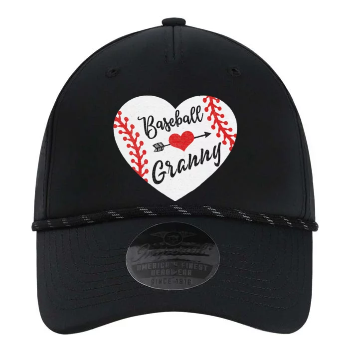 Mother's Day Distressed Heart Baseball Heart Mama Performance The Dyno Cap