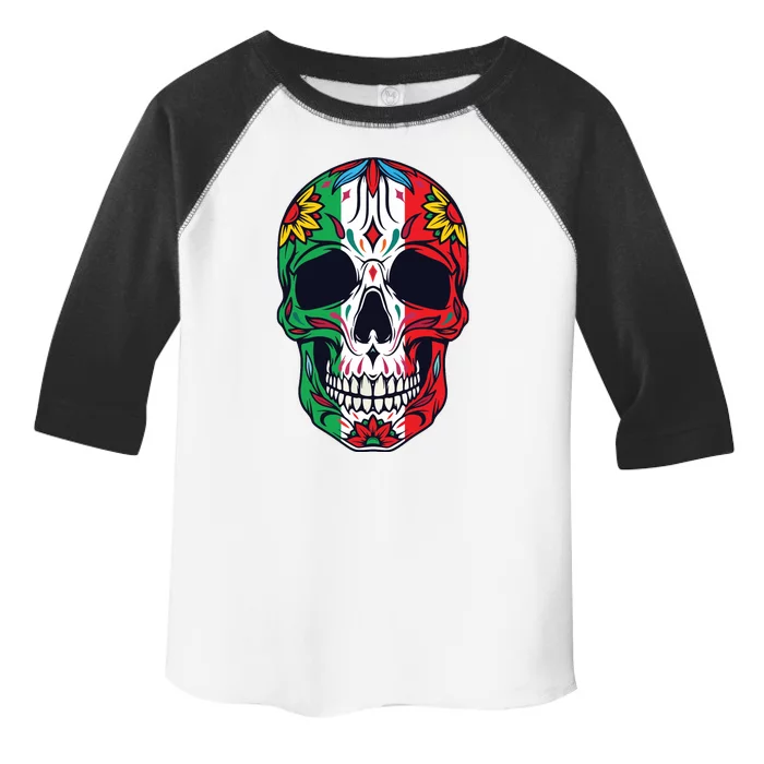 Mexican Dia De Los Muertos Day Of The Dead Toddler Fine Jersey T-Shirt