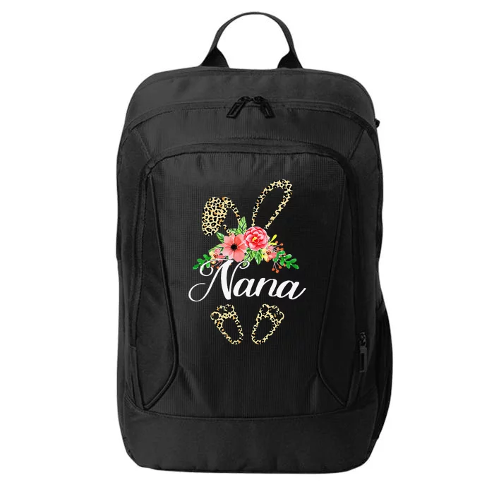 Mother's Day Easter Gifts Flower Nana Leopard Bunny City Backpack