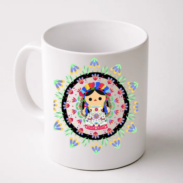 Mexican DollLelemaria Embroidered Mexican printed Front & Back Coffee Mug