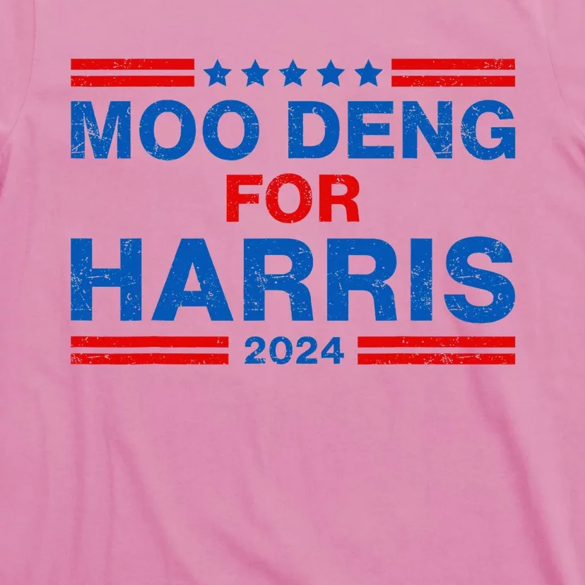 Moo Deng For Harris 2024 Vote For Tim Waltz 2024 T-Shirt