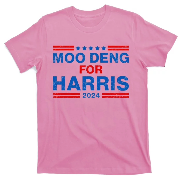 Moo Deng For Harris 2024 Vote For Tim Waltz 2024 T-Shirt