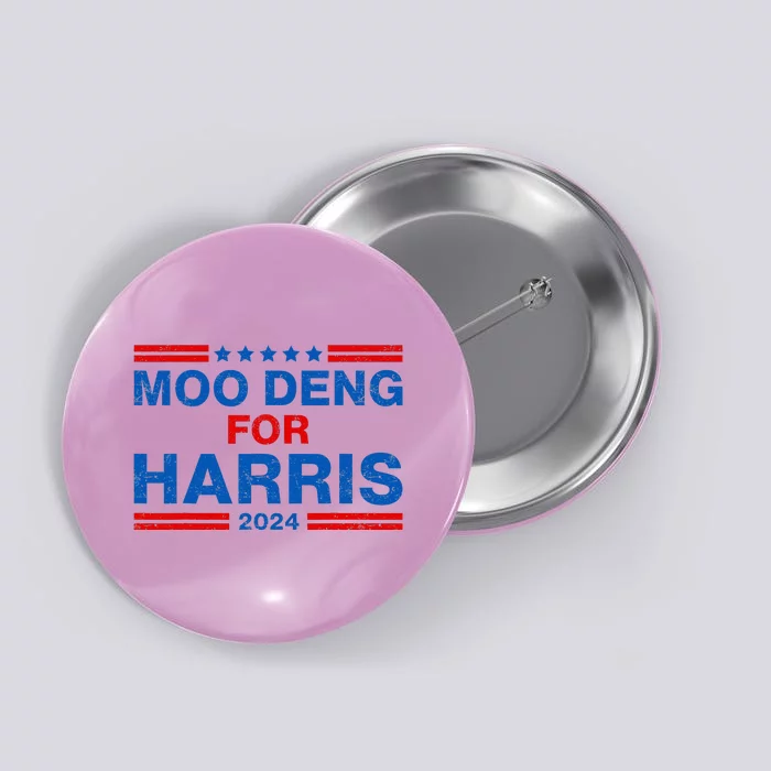 Moo Deng For Harris 2024 Vote For Tim Waltz 2024 Button