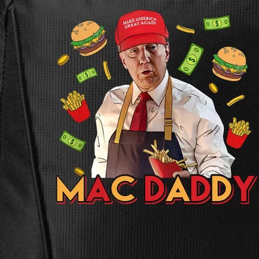 Mac Daddy Funny Mcdon Donald Trump City Backpack