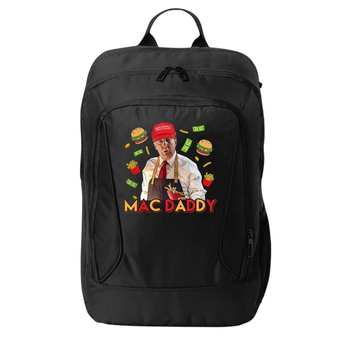 Mac Daddy Funny Mcdon Donald Trump City Backpack