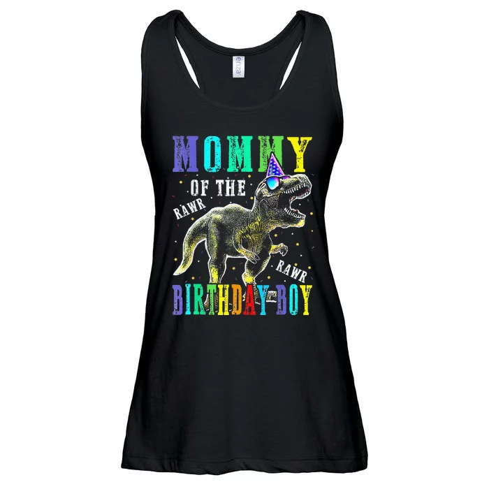 Mommy Dinosaur Funny Cute Birthday Family Apparel Ladies Essential Flowy Tank