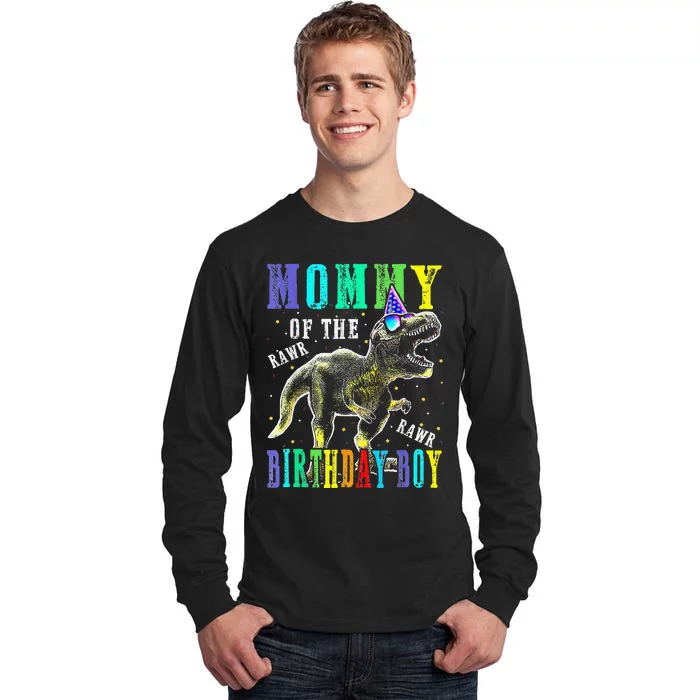 Mommy Dinosaur Funny Cute Birthday Family Apparel Tall Long Sleeve T-Shirt