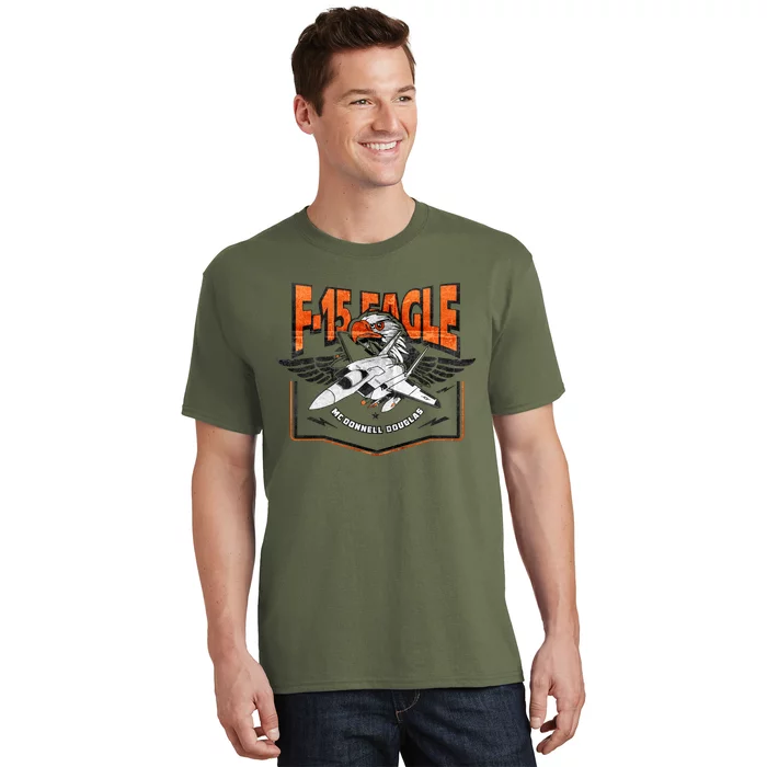 McDonnell Douglas F 15 EAGLE Bomber T-Shirt