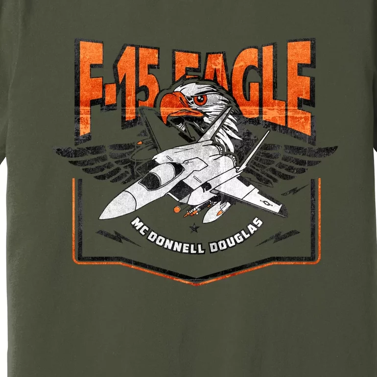 McDonnell Douglas F 15 EAGLE Bomber Premium T-Shirt