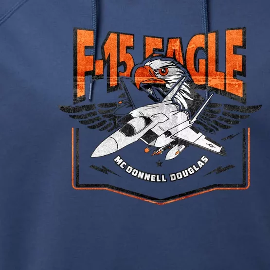 McDonnell Douglas F 15 EAGLE Bomber Performance Fleece Hoodie