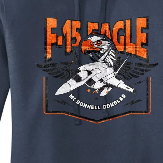 McDonnell Douglas F 15 EAGLE Bomber Women's Pullover Hoodie