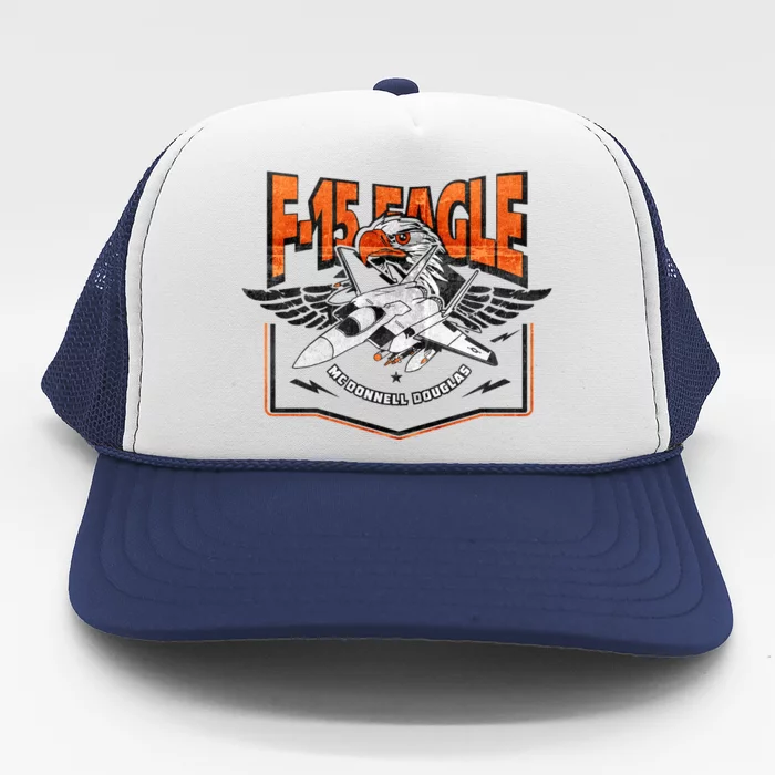 McDonnell Douglas F 15 EAGLE Bomber Trucker Hat