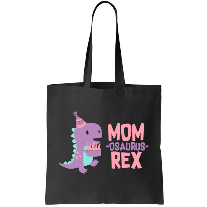 Mom Dinosaur Family Matching Birthday Girl Party Daughtrer Tote Bag