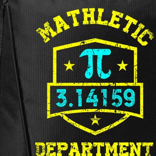 Mathletic Department Funy Math Teacher Student Pi Day Joke City Backpack