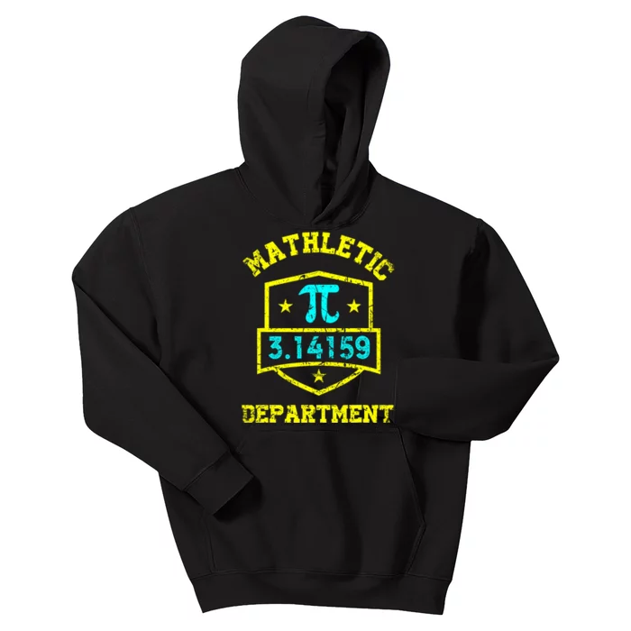 Mathletic Department Funy Math Teacher Student Pi Day Joke Kids Hoodie