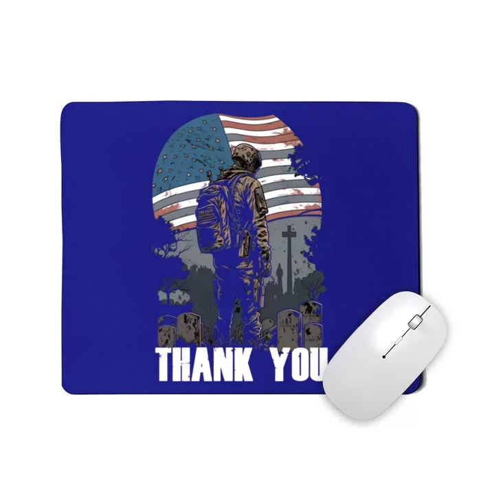 Memorial Day Fallen Veteran Soldier Us Flag 4th Of July Gift Mousepad