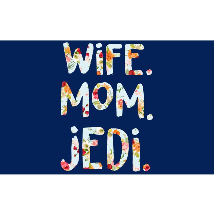 Mothers Day Flower Floral Wife Mom Jedi Bumper Sticker