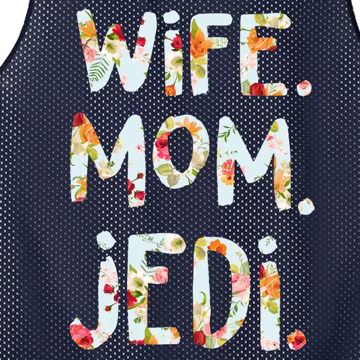 Mothers Day Flower Floral Wife Mom Jedi Mesh Reversible Basketball Jersey Tank